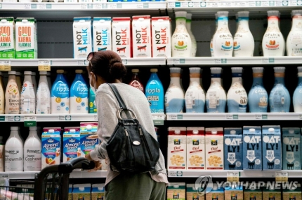 미국 워싱턴DC의 슈퍼마켓에서 장을 보는 한 미국인 [AFP 연합뉴스]