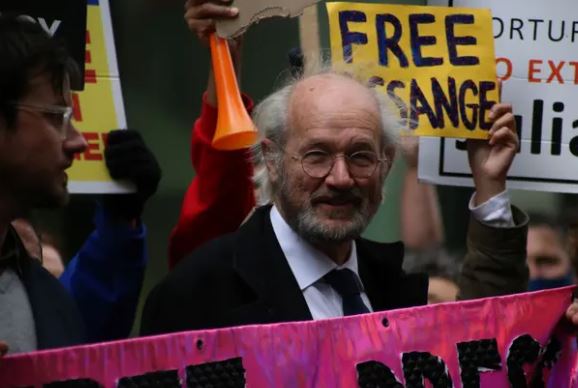 John Shipton, the father of Julian Assange. /Guardian